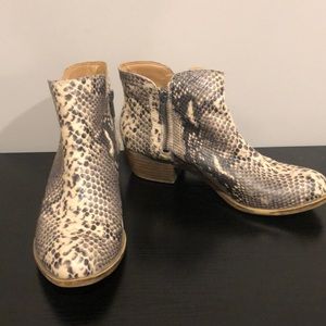 Snakeskin Booties/Boots Lucky Brand